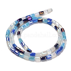 Electroplate Glass Beads Strands&nbsp;EGLA-D030-08D
