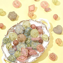 100G Plating Acrylic Beads&nbsp;OACR-FS0002-02