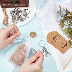 10Pcs Western Cowboy Keychain&nbsp;DIY-SC0024-69