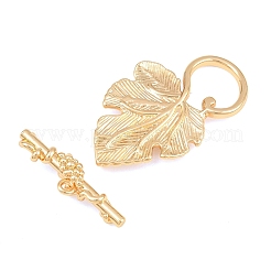 Brass Toggle Clasps&nbsp;KK-CBA7BFE-08G