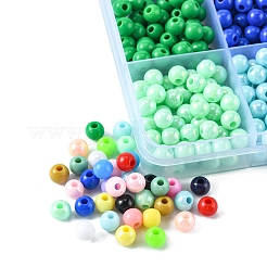 1488Pcs 24 Style Opaque Acrylic Beads&nbsp;OACR-FS0001-20