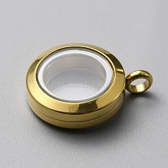 304 Stainless Steel Locket Pendants&nbsp;LS-FIND-WH0032-58A-G