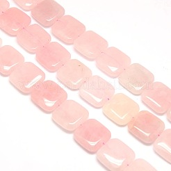 Mixed Style Natural Square Gemstone Beads Strands&nbsp;G-L253-M