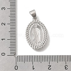 Brass Micro Pave Cubic Zirconia Pendants&nbsp;KK-D431-040P