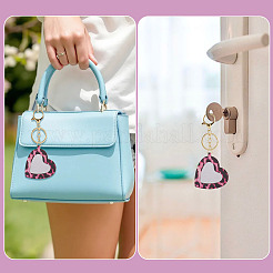 2Pcs PU Mirror Keychains&nbsp;KEYC-TADJ0001-05C
