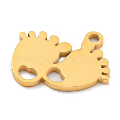 Ion Plating(IP) 304 Stainless Steel Charms&nbsp;STAS-K270-02G