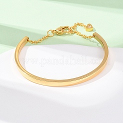 304 Stainless Steel Link Bracelets for Women&nbsp;BJEW-B161-07G