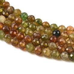 Natural Yellow Green Tourmaline Beads Strands&nbsp;G-Z106-A06-6mm