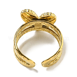 Ion Plating(IP) 304 Stainless Steel Open Cuff Rings&nbsp;RJEW-C079-08G