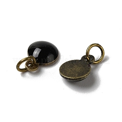 Brass Ename Charms&nbsp;KK-H487-22AB-05