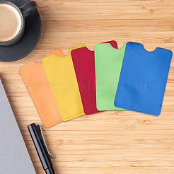 32Pcs 8 Colors Aluminum & Plastic ID Name Card Holder&nbsp;AJEW-CN0004-15