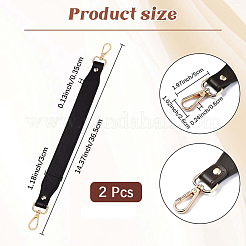 2Pcs PU Leather Bag Handles&nbsp;DIY-CL0002-66B
