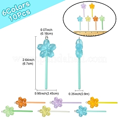 10Pcs Luminous Translucent Resin Big Pendants&nbsp;FIND-FS0002-91C