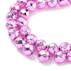 Electroplated Synthetic Non-magnetic Hematite Beads Strands&nbsp;G-B132-B01-01C