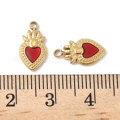 304 Stainless Steel Enamel Charms&nbsp;STAS-V015-18A-G