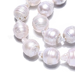 Natural Baroque Pearl Keshi Pearl Beads Strands&nbsp;PEAR-S019-02E-02