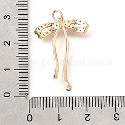 Brass Micro Pave Cubic Zirconia Pendants&nbsp;LS-KK-V008-13G-01