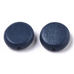 Painted Natural Wood Beads&nbsp;WOOD-R265-11A
