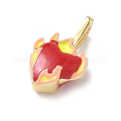 Brass Enamel Pendants&nbsp;KK-I476-23G