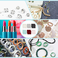 12Pcs 6 Colors Square Velvet Jewelry Bags&nbsp;TP-NB0001-60