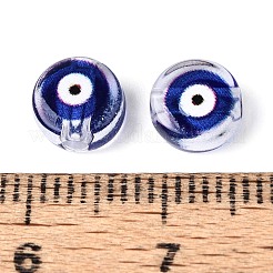Printed Transparent Acrylic Beads&nbsp;TACR-T030-22B