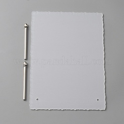 Rectangle Transparent Acrylic Nail Art Display Board&nbsp;ODIS-WH0017-076B