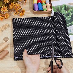 1M Polka Dot Pattern Cotton Fabric&nbsp;DIY-CY0003-52B