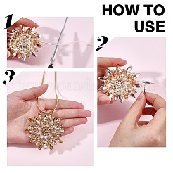 4 Styles Brass Pin to Pendant Converter&nbsp;FIND-DR0002-36A