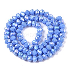 Electroplate Glass Beads Strands&nbsp;X-EGLA-A044-P6mm-B17