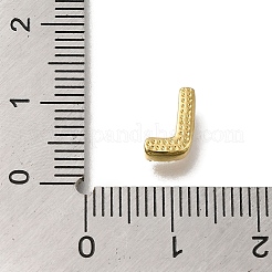 Rack Plating Brass Micro Pave Clear Cubic Zirconia Beads&nbsp;KK-G500-30G-L