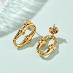6 Pairs 304 Stainless Steel Stud Earrings&nbsp;EJEW-C180-01G
