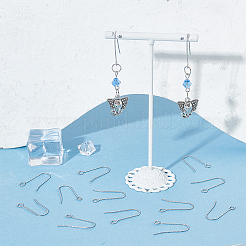 100Pcs 316 Stainless Steel Earring Hooks&nbsp;STAS-UN0041-94