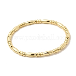 Barrel Brass Hinged Bangles for Women&nbsp;BJEW-H639-05A-G