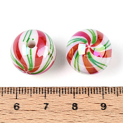 Printed Opaque Acrylic Beads&nbsp;MACR-T048-05D
