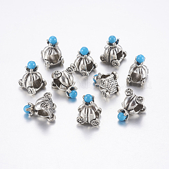 Tibetan Style Alloy European Beads&nbsp;LS-PALLOY-G225-01AS