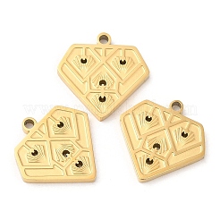 Ion Plating(IP) 316L Surgical Stainless Steel Charms&nbsp;STAS-D078-32G