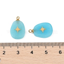 Natural Dyed White Jade Pendants&nbsp;STAS-P380-77G-02