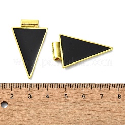 Brass Enamel Pendants&nbsp;KK-R157-10G