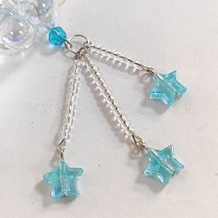 Glass & Acrylic Mobile Straps&nbsp;HJEW-SW00086-05