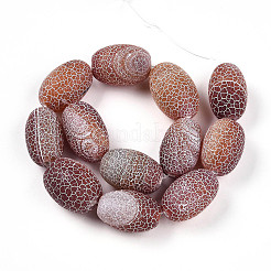 Natural Weathered Agate Beads Strands&nbsp;G-N344-43