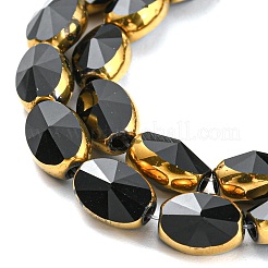 Electroplate Glass Beads Strands&nbsp;X-EGLA-G037-03A-HP07