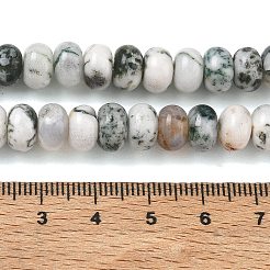 Natural Tree Agate Beads Strands&nbsp;GG-CBA9281-A01-5x8mm