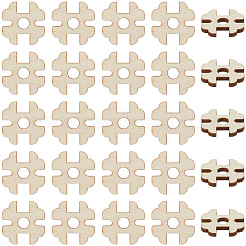 1 Set 1-Hole Wood Buttons&nbsp;BUTT-CY0001-16B