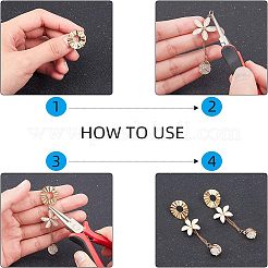 Eco-Friendly Brass Stud Earring Findings&nbsp;KK-UN0001-05G-NR