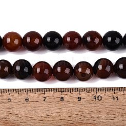 Dyed Natural Agate Beads Strands&nbsp;G-Q606-12MM-A03