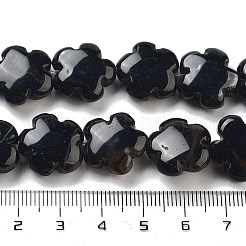 Dyed & Heated Natural Black Agate Beads Strands&nbsp;G-F769-A01-01