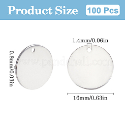 100Pcs 304 Stainless Steel Charms&nbsp;FIND-SP0002-45