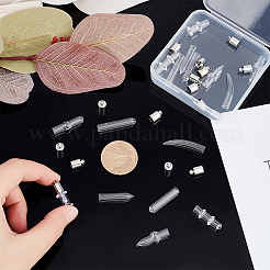 16 Sets 8 Style Transparent Glass Bottle Pendants&nbsp;GLAA-AR0001-26