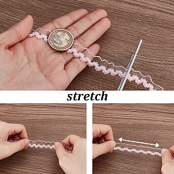 25M Polyester Elastic Lace Trim Ribbons&nbsp;OCOR-PH0006-27B