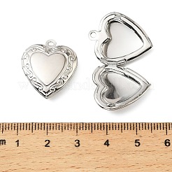 Heart Brass Locket Pendants&nbsp;KK-A276-13P
